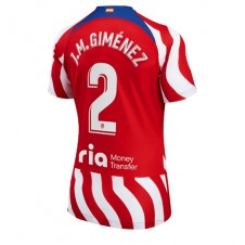 Atletico Madrid Jose Gimenez #2 Hjemmedrakt Kvinner 2022-23 Kortermet